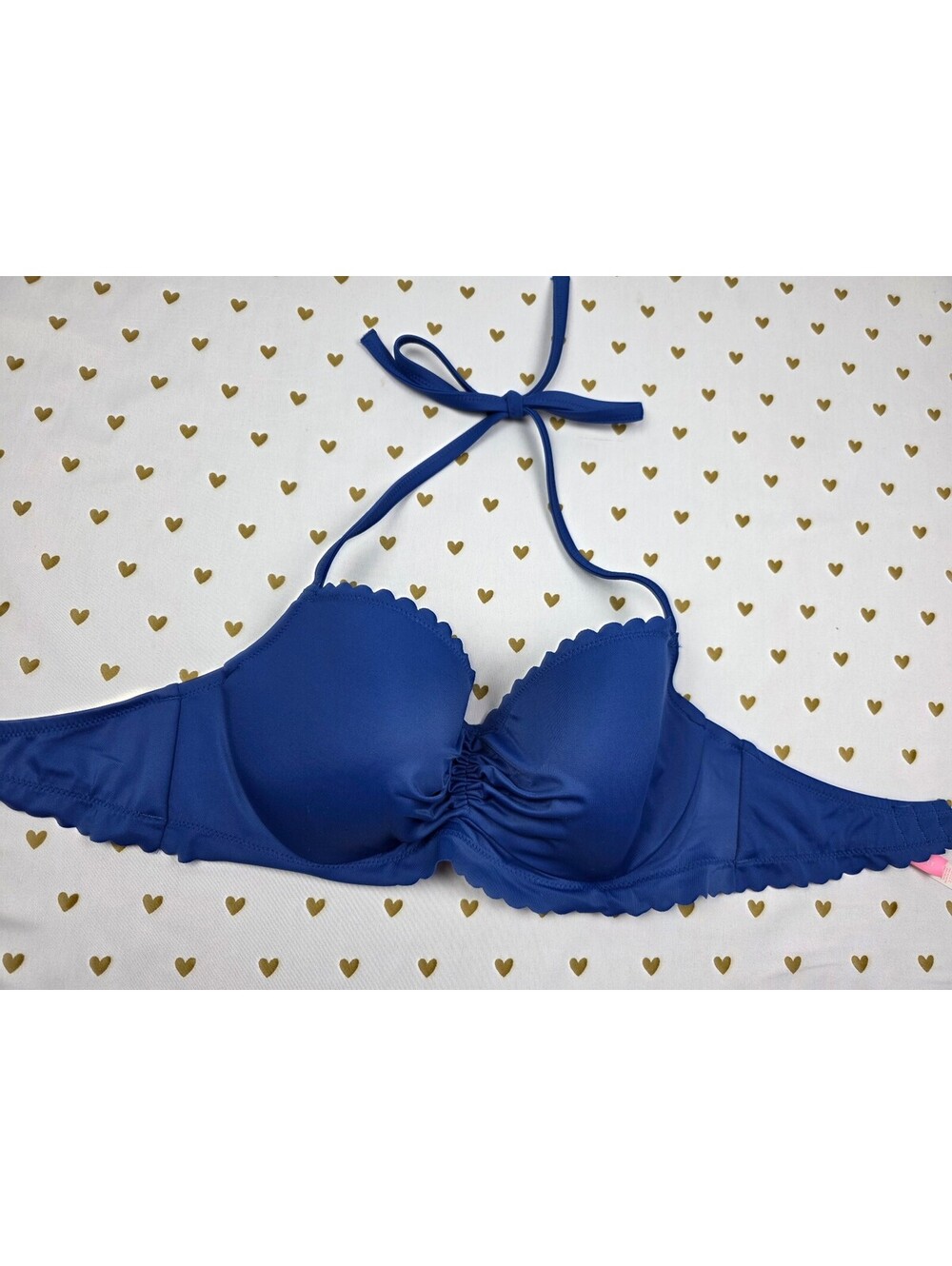 Victorias Secret Swim Blue 32DD Top Bikini Swimwear
